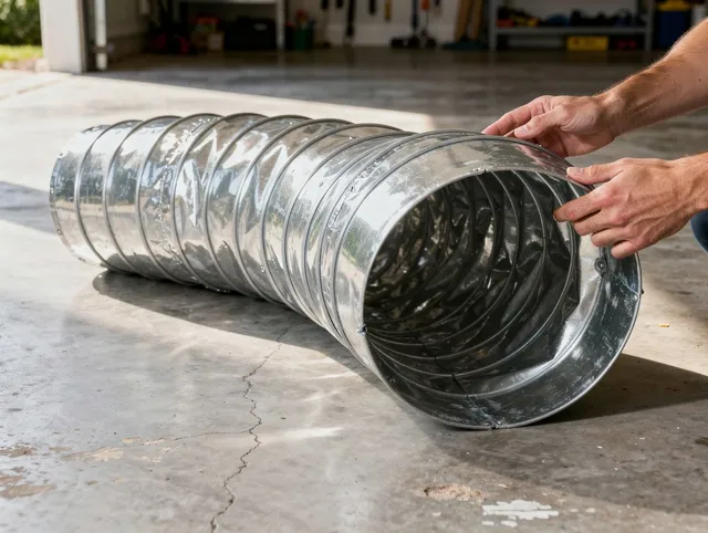 Palm Beach Gardens Dryer Vent Cleaning specialist using advanced equipment for thorough duct cleaning in Palm Beach Gardens