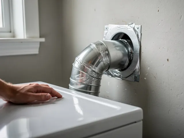 Palm Beach Gardens Dryer Vent Cleaning expert performing professional dryer vent repair and installation in Palm Beach Gardens